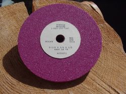 Ruby Grinding Wheel 5 1/4" Diameter x 3/8" Thick x 1/2" Arbor  Details